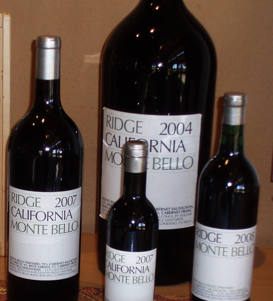 リッジ　カリフォルニア　サンタクルーズ　マウンテンズ2002 年　赤ワイン 知られざるカリフォルニア銘醸地 サンタ・クルーズ・マウンテン|四谷店
