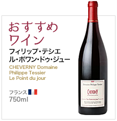 おすすめワイン フィリップ・テシエル・ポワン・ドゥ・ジュー CHEVERNY Domaine Philippe Tessier Le Point du jour フランス 750ml