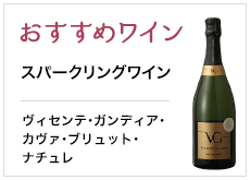 おすすめワイン スパークリングワイン ヴィセンテ・ガンディア・カヴァ・ブリュット・ナチュレ